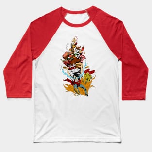 Fast Food Baseball T-Shirt